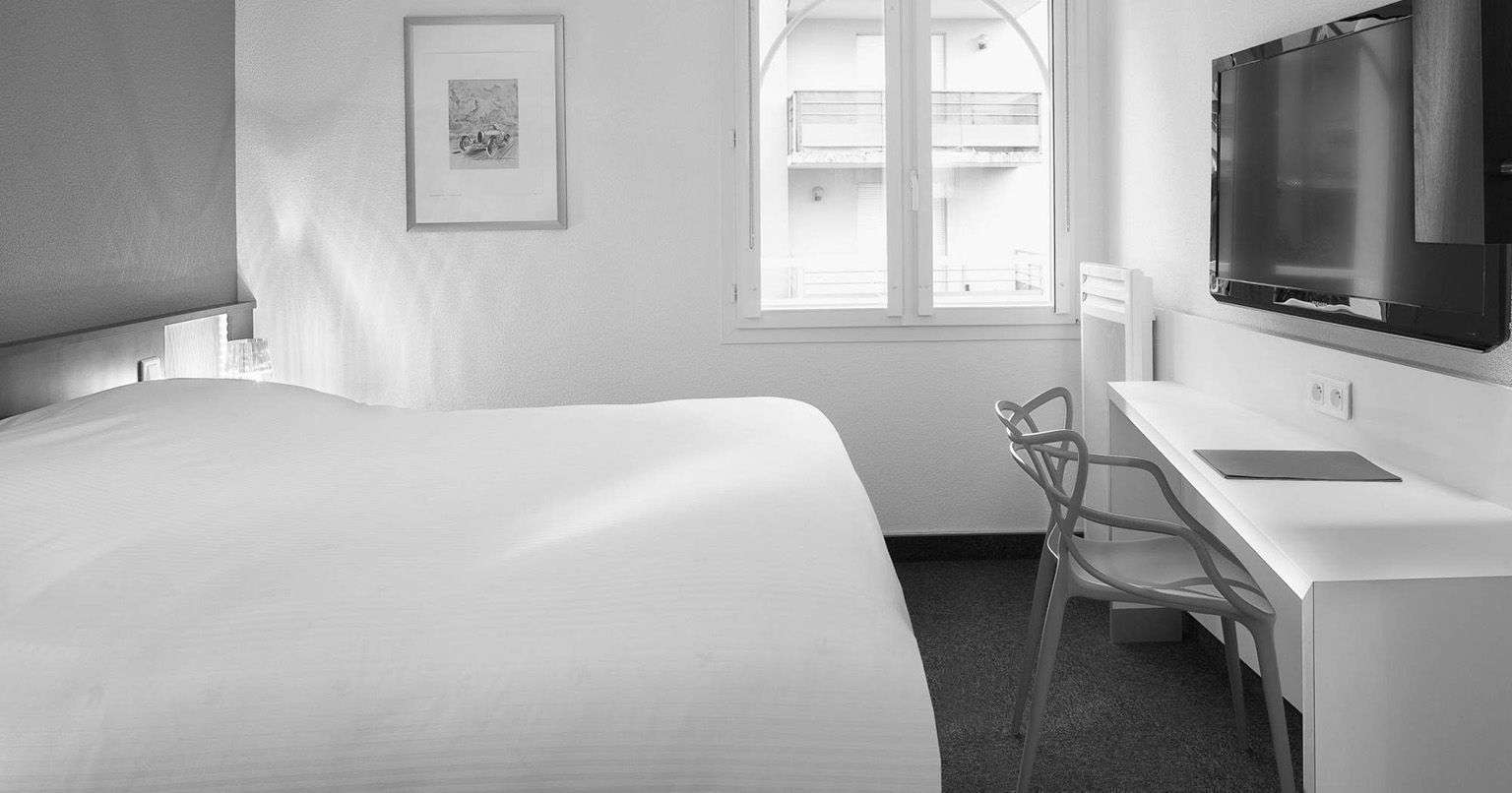 Chambre de l'hôtel Le Bugatti 3 Etoiles Molsheim en Alsace