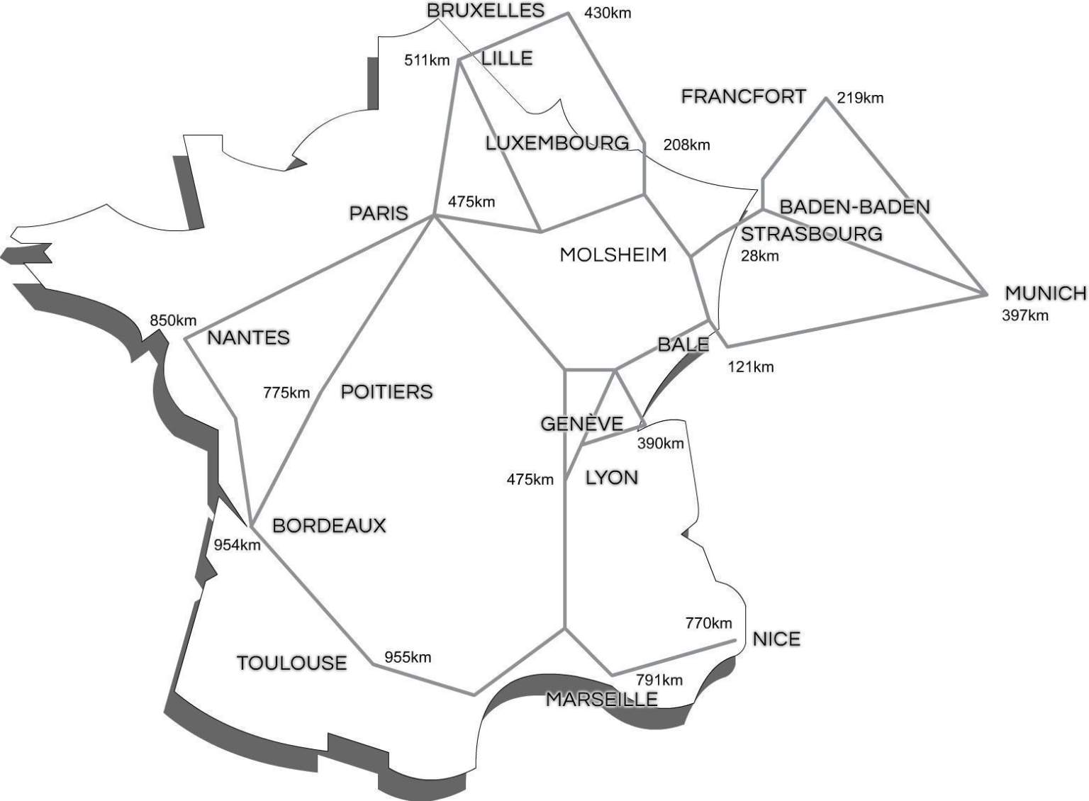 Map Molsheim Hotel Le Bugatti Molsheim‎ in Alsace