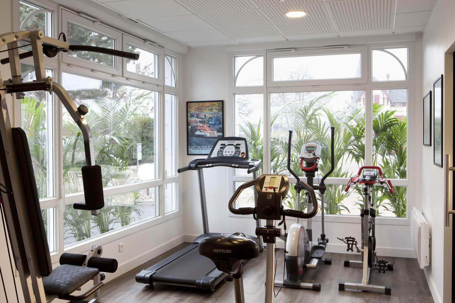 Espace Fitness de l'hôtel Le Bugatti à Molsheim Alsace
